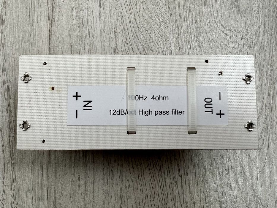 Crossover filtru audio high pass - 4 Ohm - 100 Hz - elimina bass