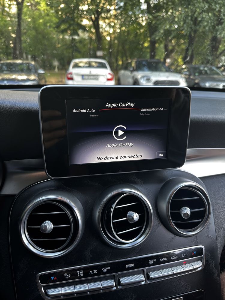 Activare Apple CarPlay Android Auto Mercedes GLC x253 & C w205 & w213