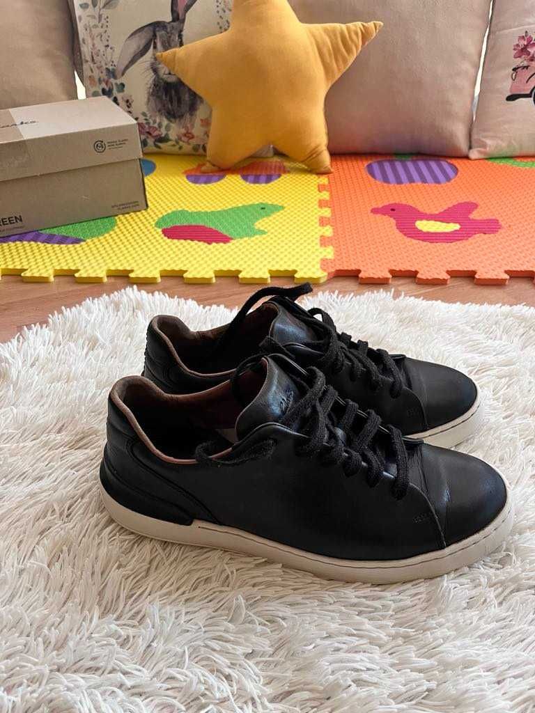 Черни кецове Clarks, модел CourtLite