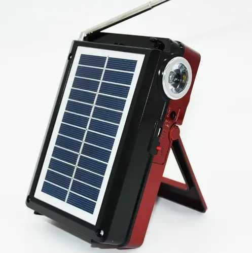 Radio cu panou solar, WI-FI, MP3, TUNER FM, lanterna, Bluetooth si USB