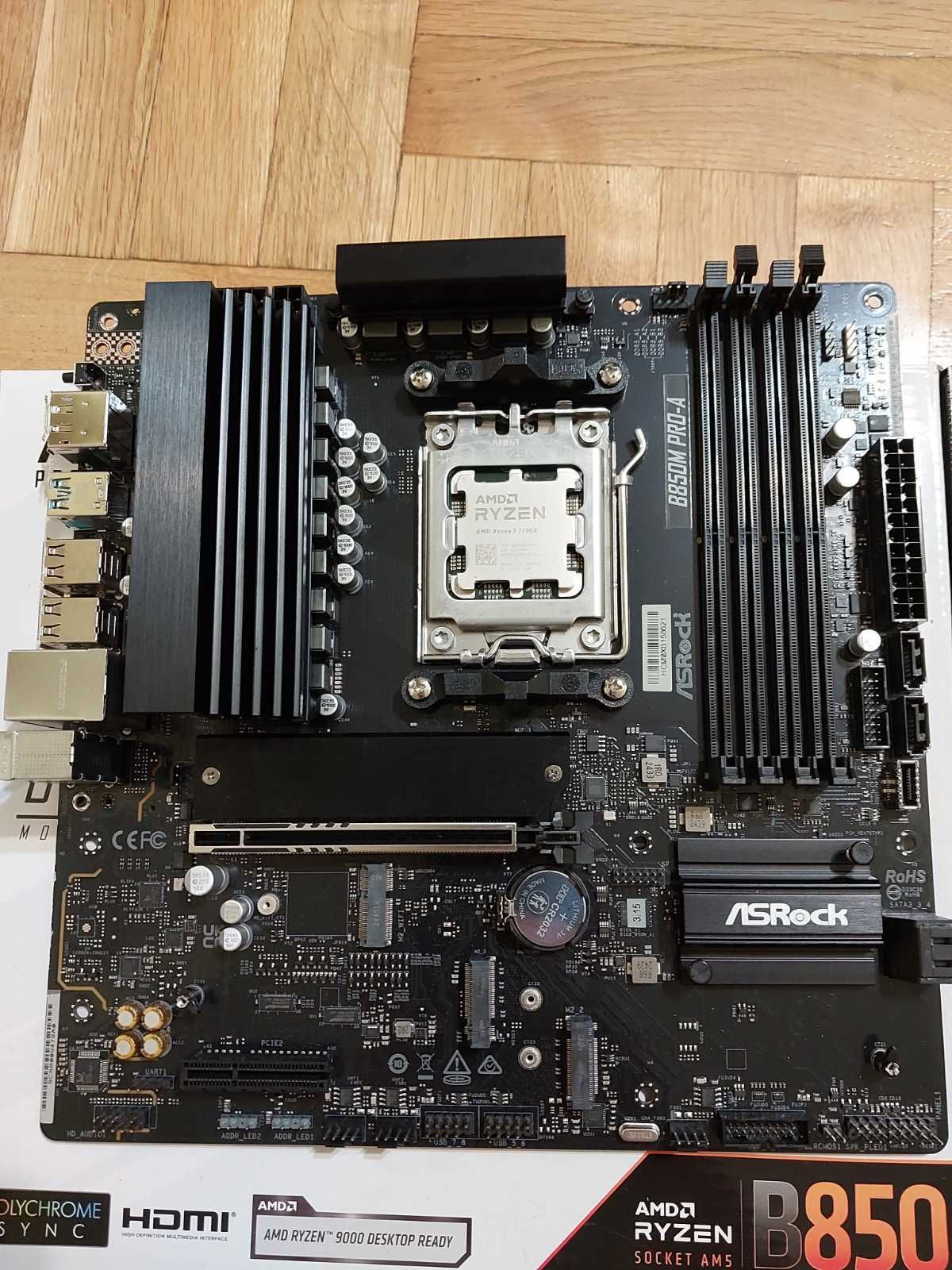 AMD Ryzen 7 7700X + AsRock B850M Pro-A