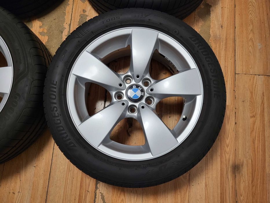 Bmw 17" 5x120 с гуми 225/50/17 оригинални джанти
