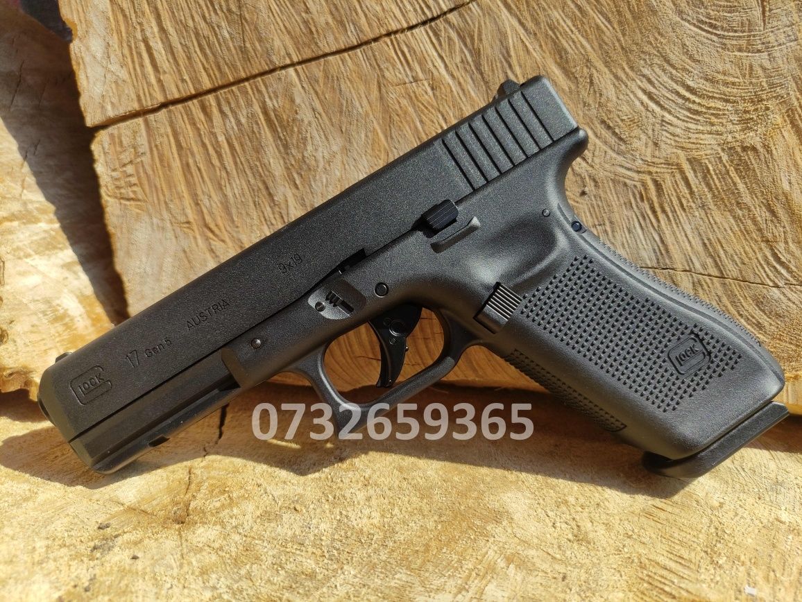 Glock 17 Gen5 Original FullMetal Cu recul pe CO2