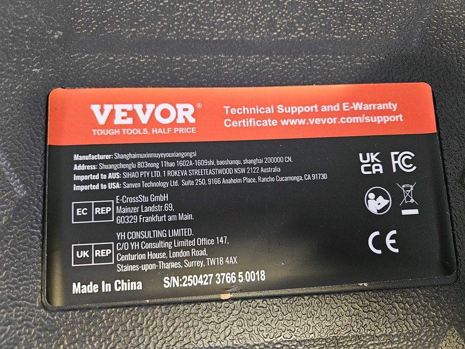 Продавам хидравличен електрически крик 5 т Vevor