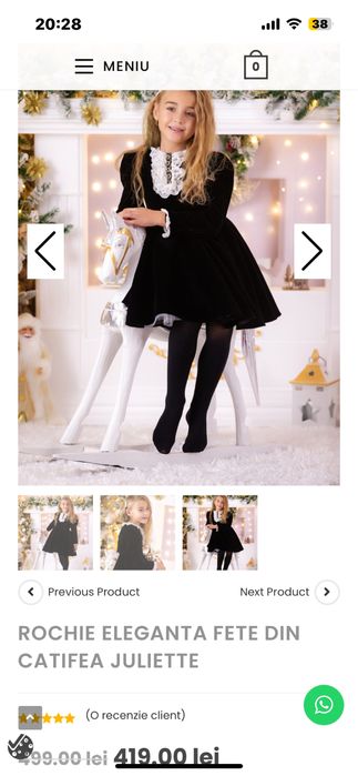 Rochii fetite purtate o singura data mon bebe