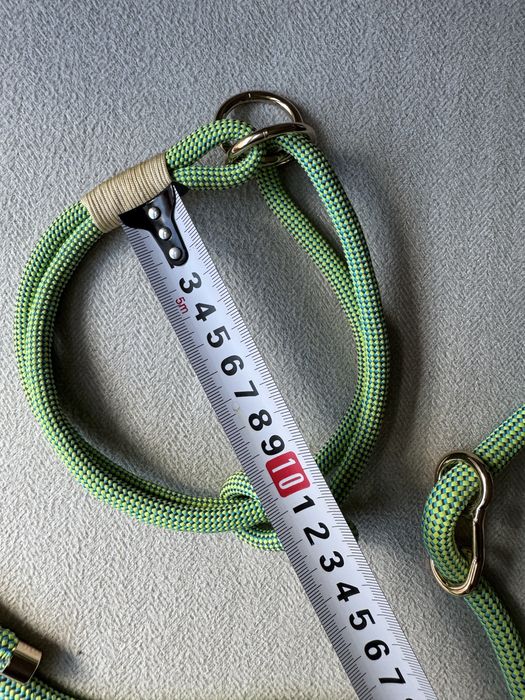 Каишка с нашийник за кучета с меко въже S 38-40cm