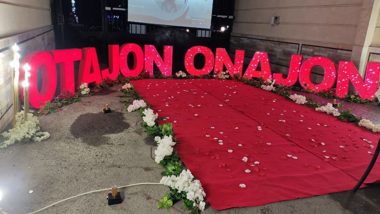 Onajon, otajon, opajon decor. Oformleniya, afarmlenya