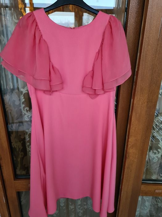 Rochie eleganta roz piersica