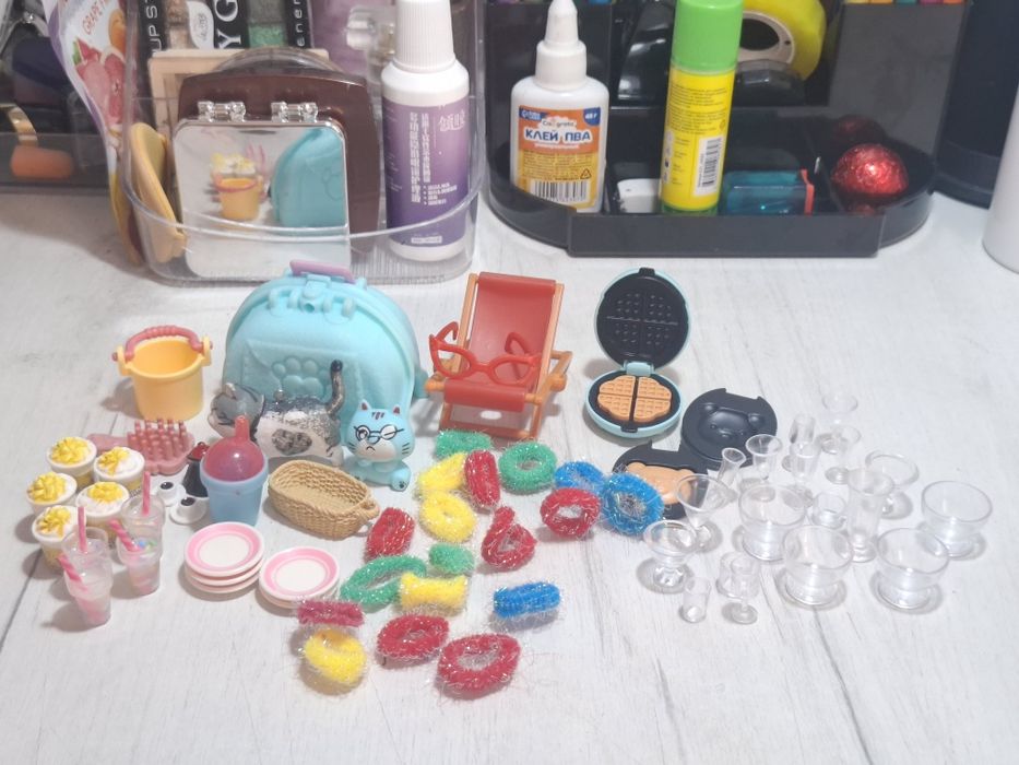 Набор посудки для маленьких игрушек
