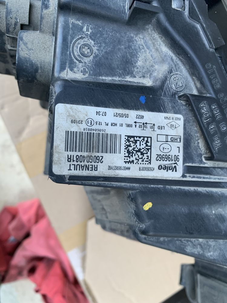 Far Renault Megane 4 facelift full led an 2021/2022/2023/2024