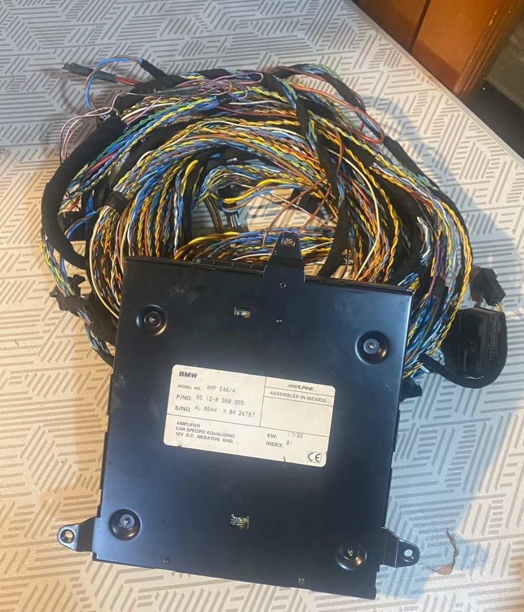 Casetofon + statie auto OEM BMW seria 3 e46