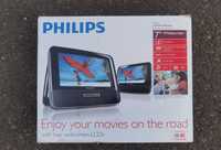 Dvd portabil Philips cu 2 Lcd-uri pentru mașină