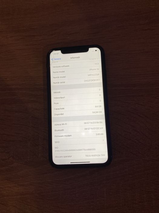 iPhone Xr iOS 14.8