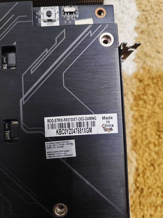 Placa video RTX 3070, 2080 super, RX 5700 XT