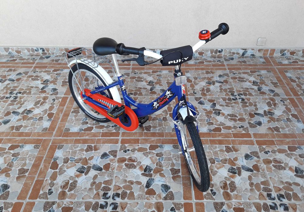 Bicicletă copii 18’ PUKY ZL 18-1 ALUMINIU Capt'n Sharky – albastră