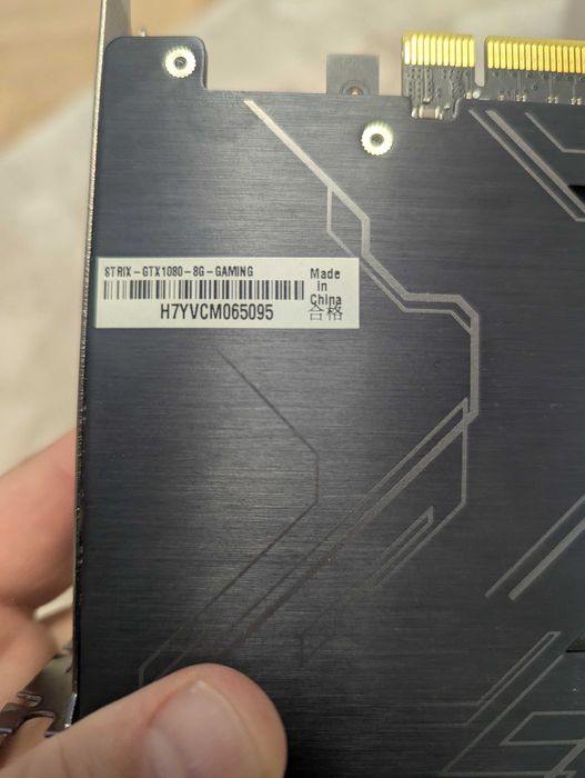 Placă video Asus GeForce gtx 1080 rog strix 8gb