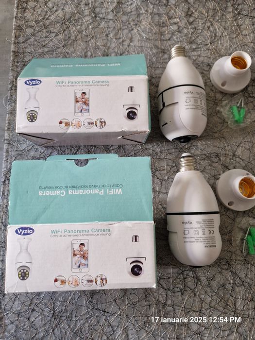 Camera supraveghere 360° wi-fi, vedere de noapte