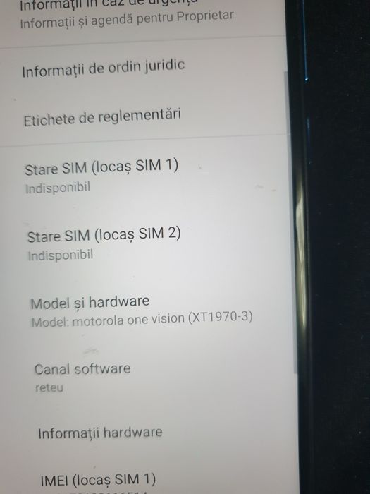 Smartphone Motorola one vision
