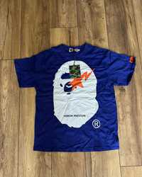 Bape x Heron Preston Blue T-shirt