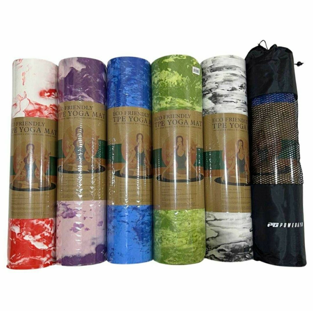 Yogamat 6mm assortiment