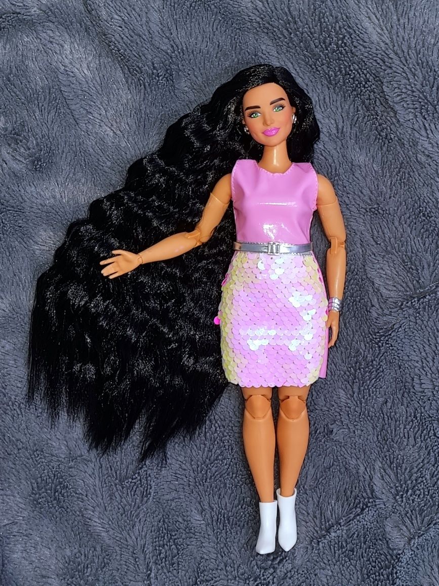 Papusa Barbie Fashionistas Made to Move Dimples Sculpt mtm Reroot