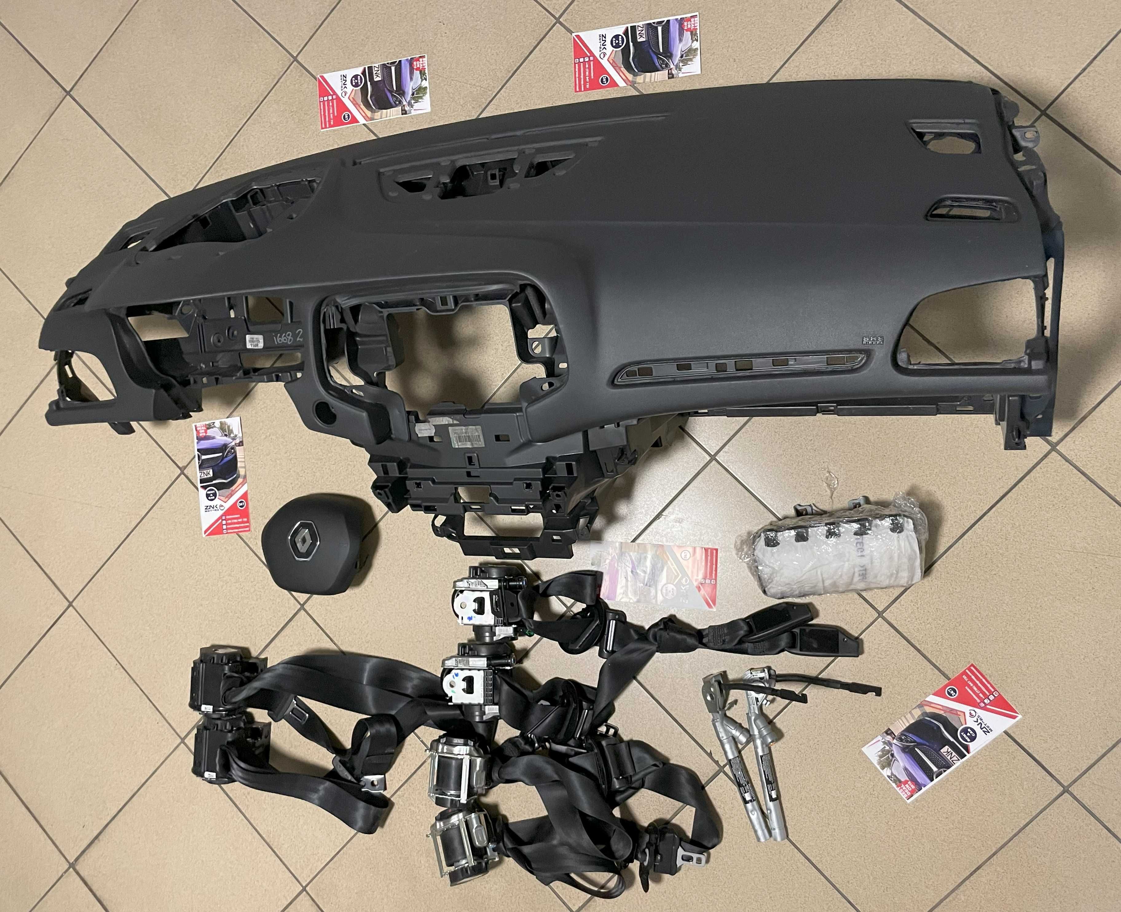 Renault Megane 4 - plansa de bord HUD - kit airbag - centuri siguranta