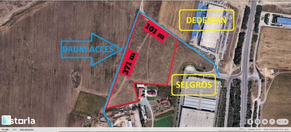 Teren Premium Zona Selgros Dedeman Agigea