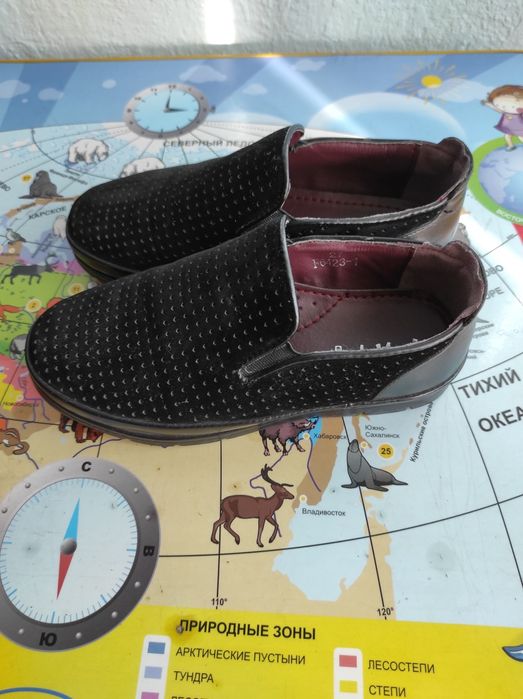 Замшевые туфли на мальчика!