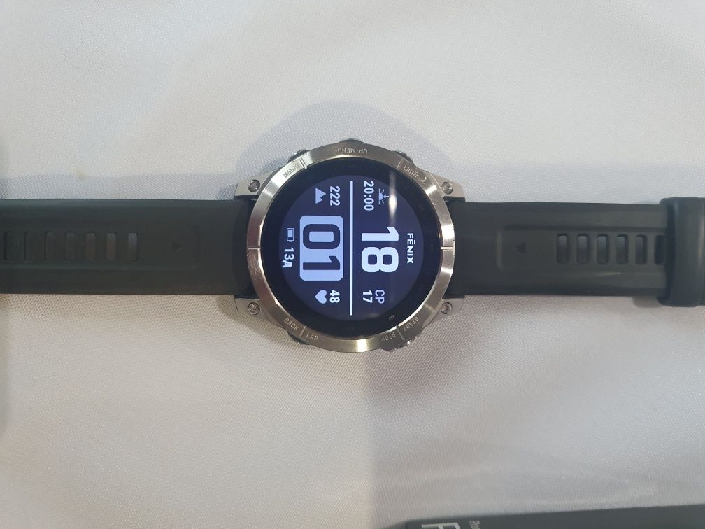 Garmin FENIX 7 Silver/Grafite- мултиспорт смарт часовник