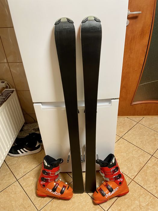 Schiuri copii 120 cm cu clapari skiuri set