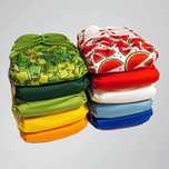 Pachet 10 scutece textile lavabile noi 4-16 kg
