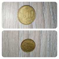 Moneda 10 euro cent din anul 1999