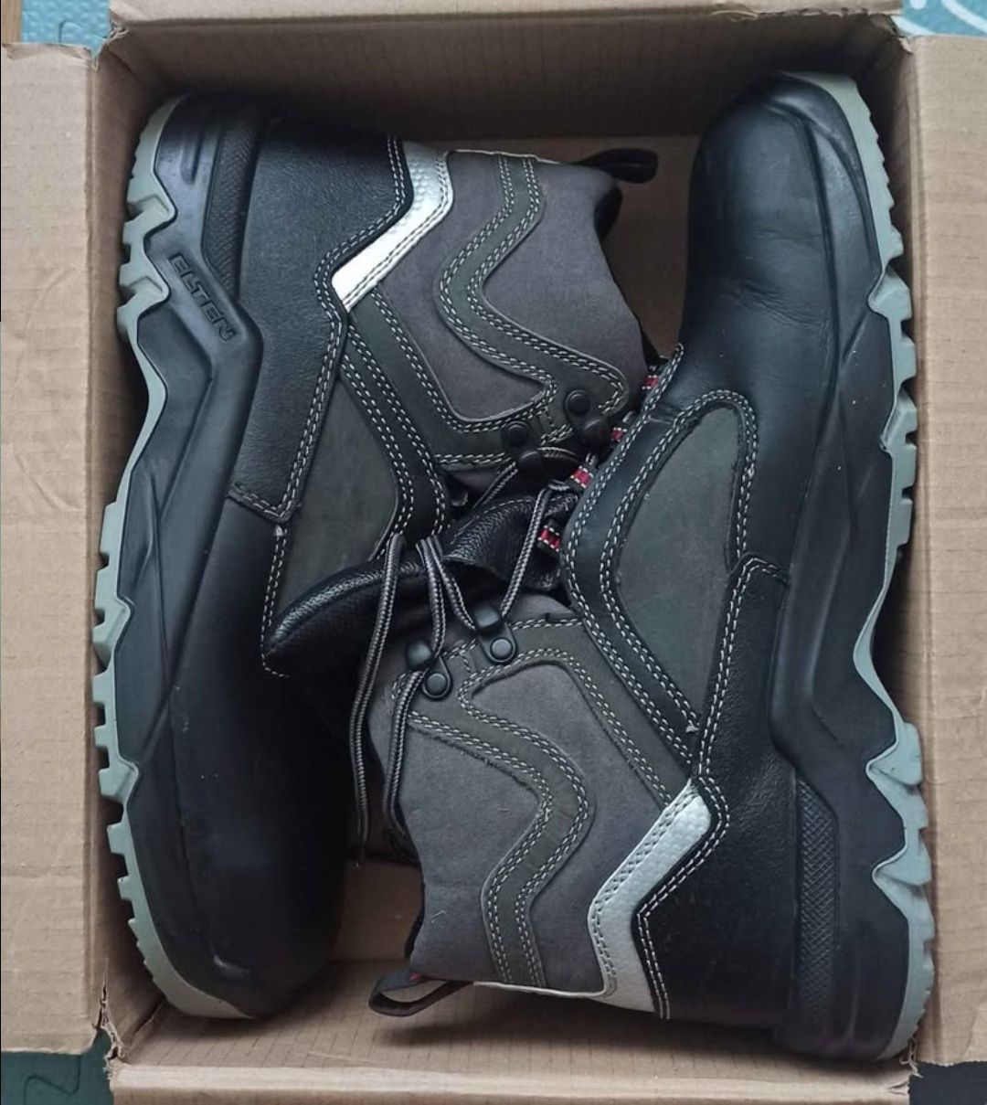 Safety shoes ELTEN Висок клас немски защитни обувки естествена кожа