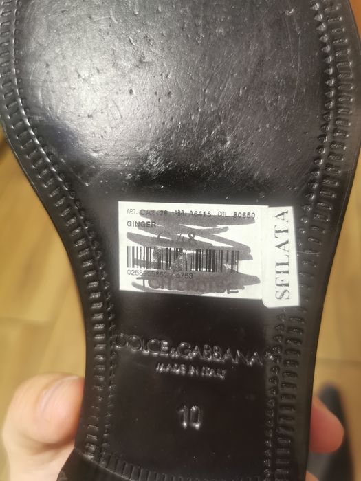 Pantofi originali de gala D&G 43