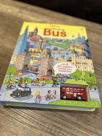 Carte Usborne cu jucarie autobuz
