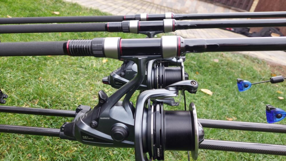 Set complet crap: shimano ci4 xtb 14000, fox mx 3+1, greys 3.90m, jrc