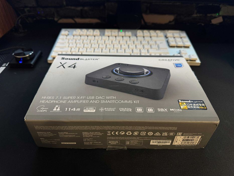 Placa de sunet externa CREATIVE Sound Blaster X4 noua