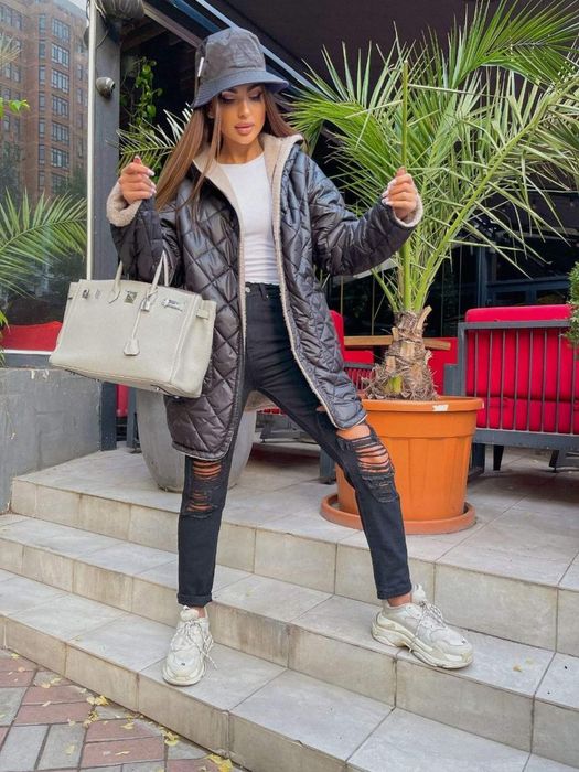 Новая куртка парка тедди XL размер