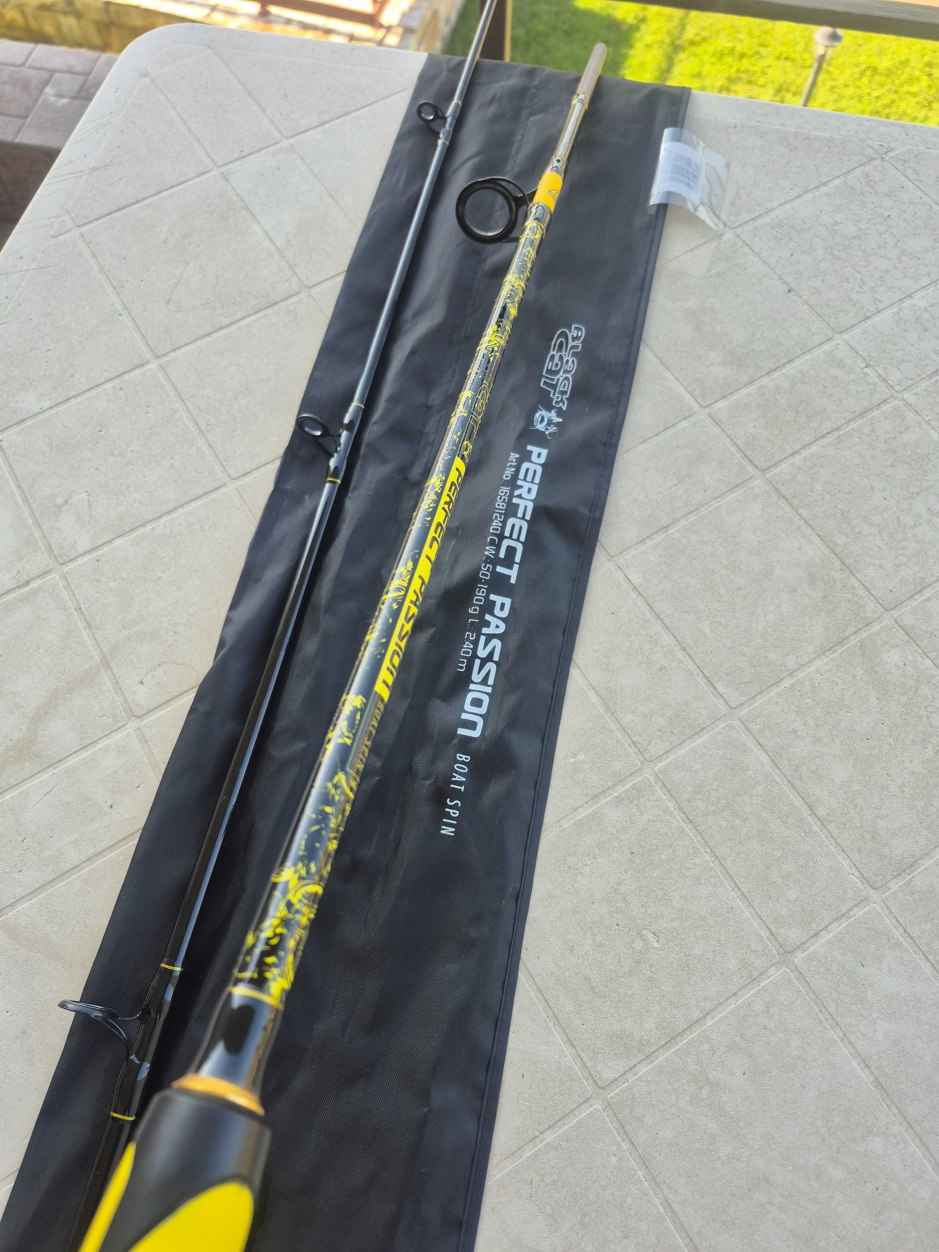 Спининг пръчка Black cat 50-190гр. на 2.40