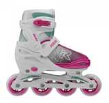 Role copii Roces Jokey X Girl 34-37 White/Pink/Azure