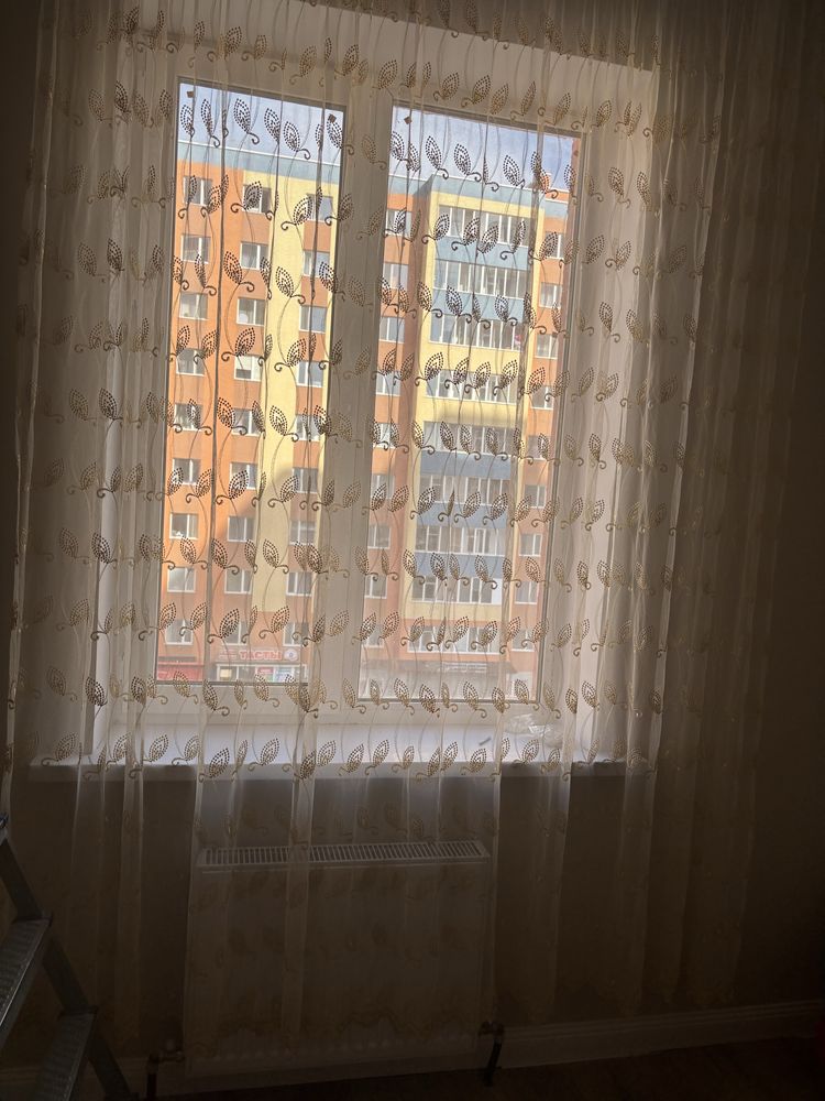 Тюль из сетки с рисунком