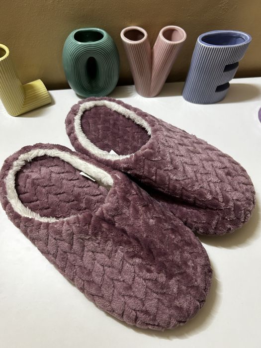 Papuci pufosi de casa