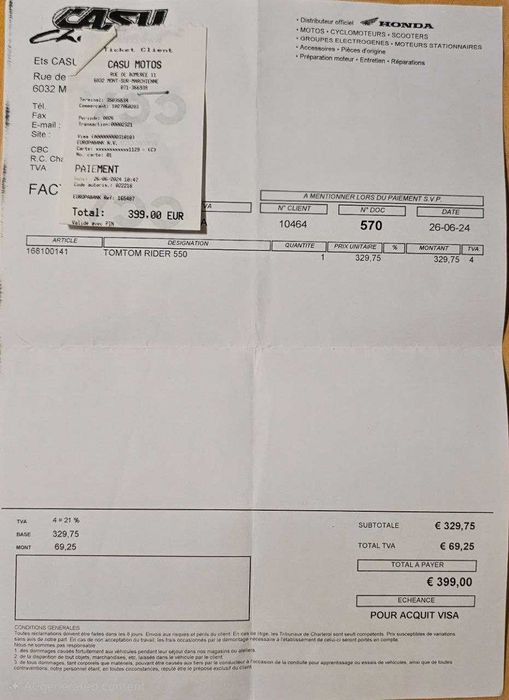 Navigatie GPS Tomtom Rider 550 ca nou