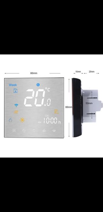 Termostat Inteligent BHT-3000GCLW cu WIFI si display tactil
