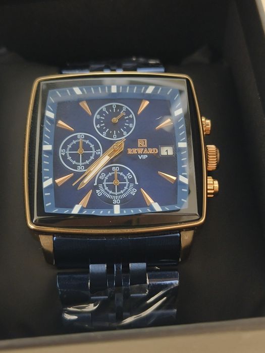 Новые часы REWARD — оригинал, в коробке, стильные мужские часы