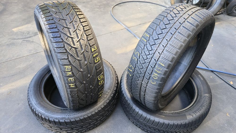 2 + 2 anvelope iarnă 215/55/17