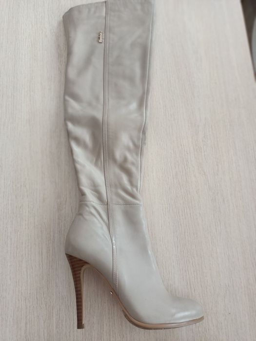 Сапоги осенние натуральная кожа Турция