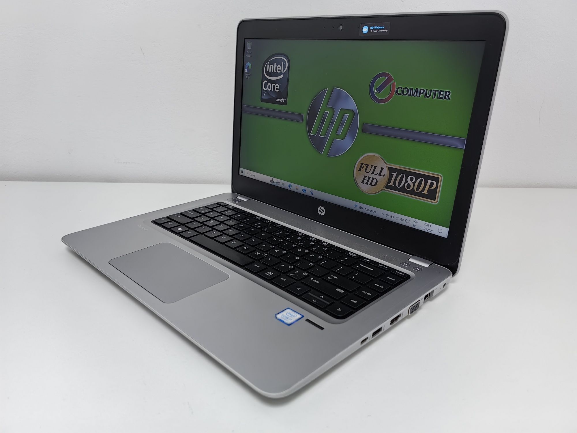 Laptop HP Probook SLIM i7 16gb ssd 14 FullHD . Garantie 1 an