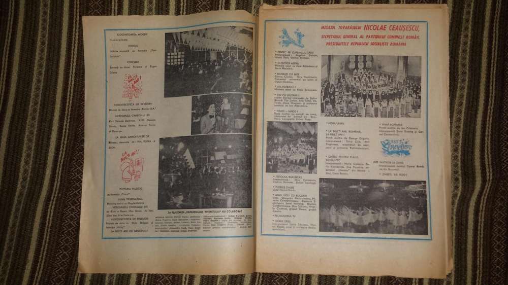 Programul tv revelion 1983