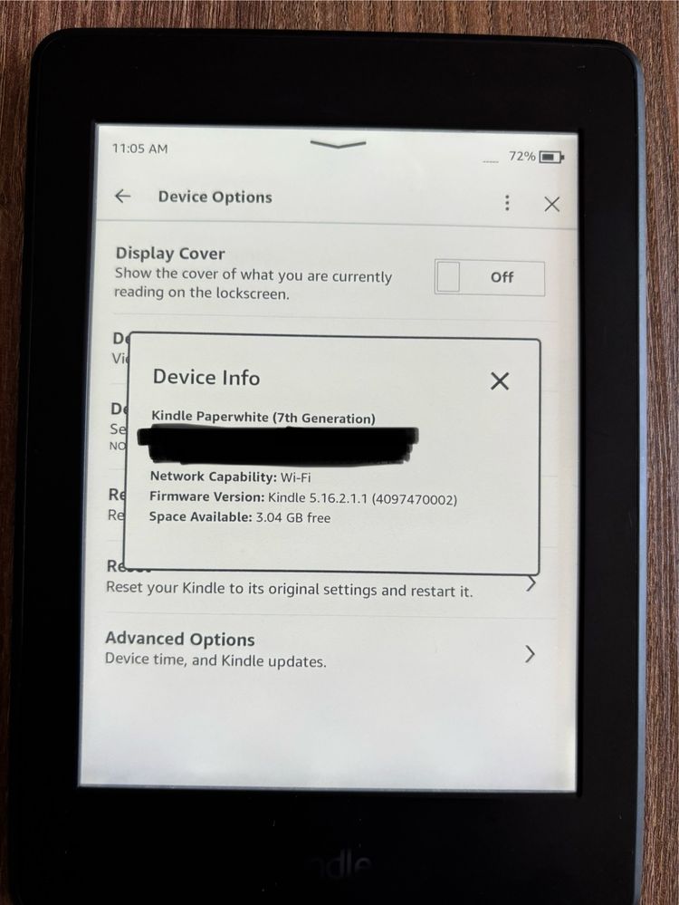 Amazon Kindle paperwhite (7th gen)
